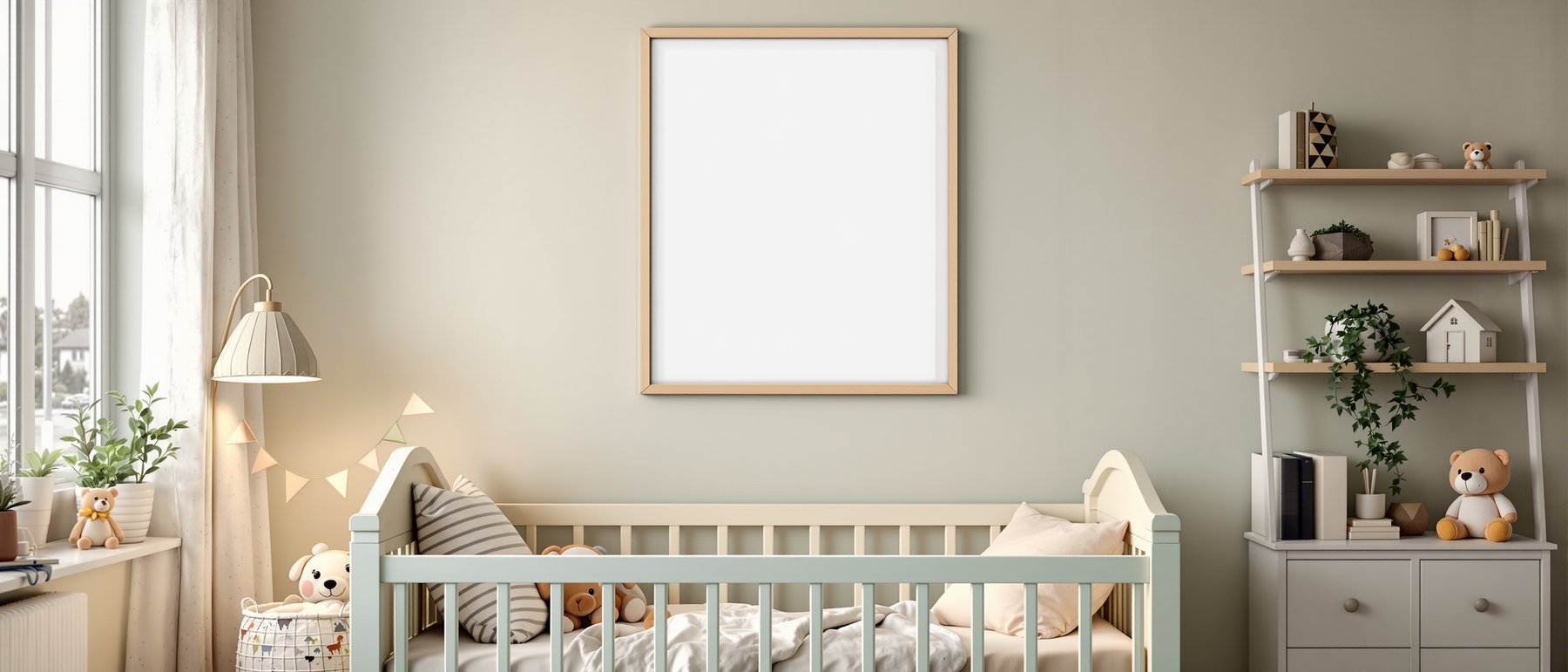 Blank Template #116 Kids Frame Mockup | High-Res Frame Template JPG | bulkmockup Mockup Store | Commercial Use | MockupBulk