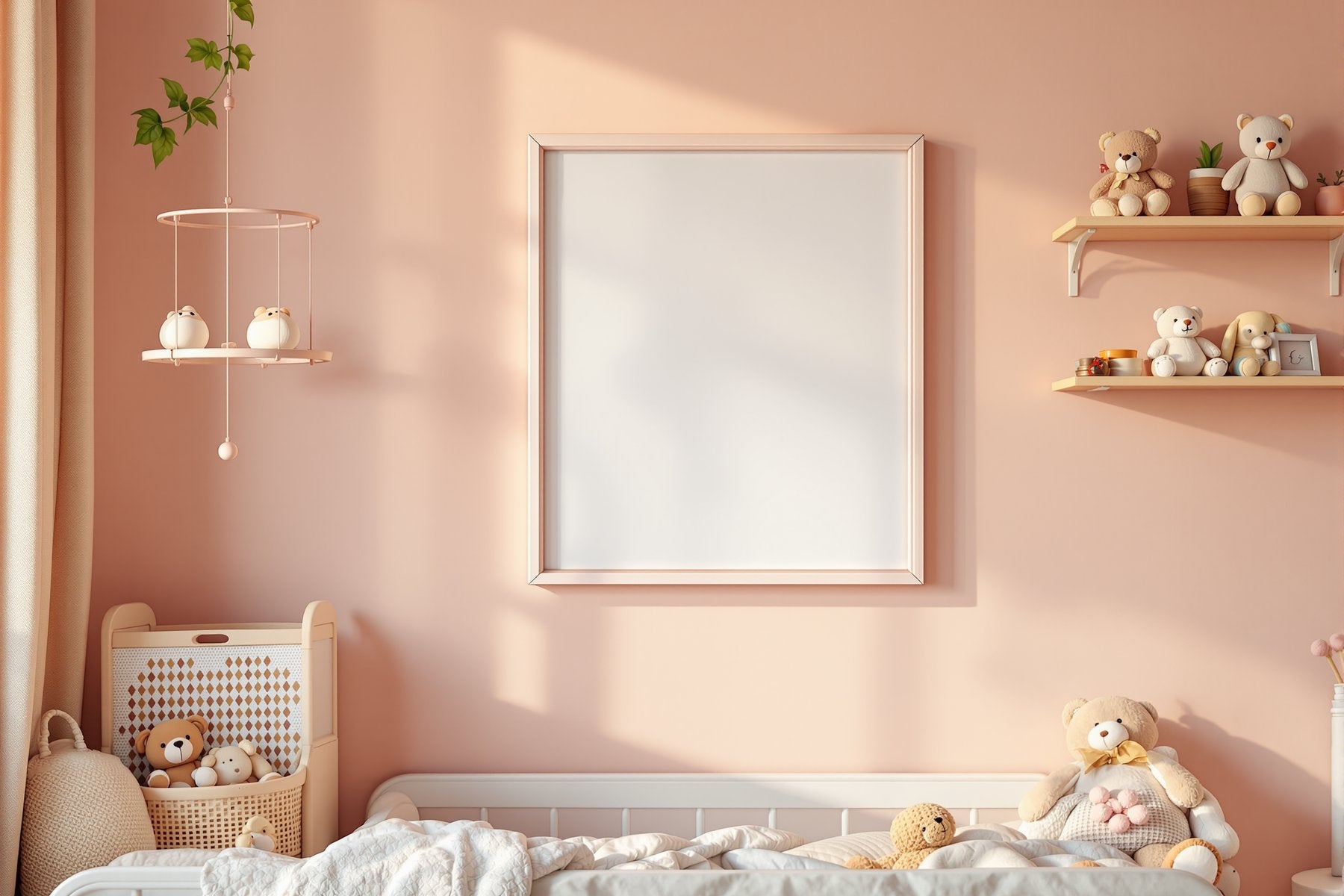 Blank Template #117 Kids Frame Mockup | Blank Frame Template for Etsy | bulkmockup JPG Download | Commercial Use | MockupBulk