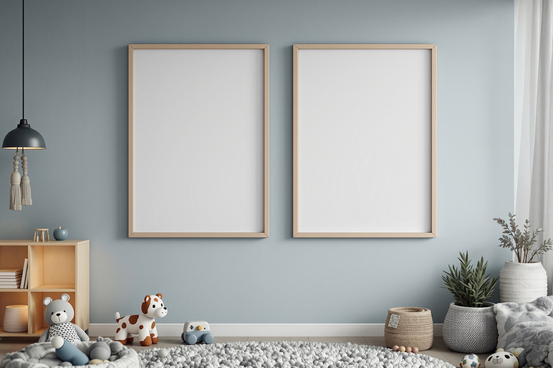 Kids Frame Mockup, Blank Template #118 | bulkmockup Digital Download | Blank Frame JPG | Commercial Licence Included | MockupBulk