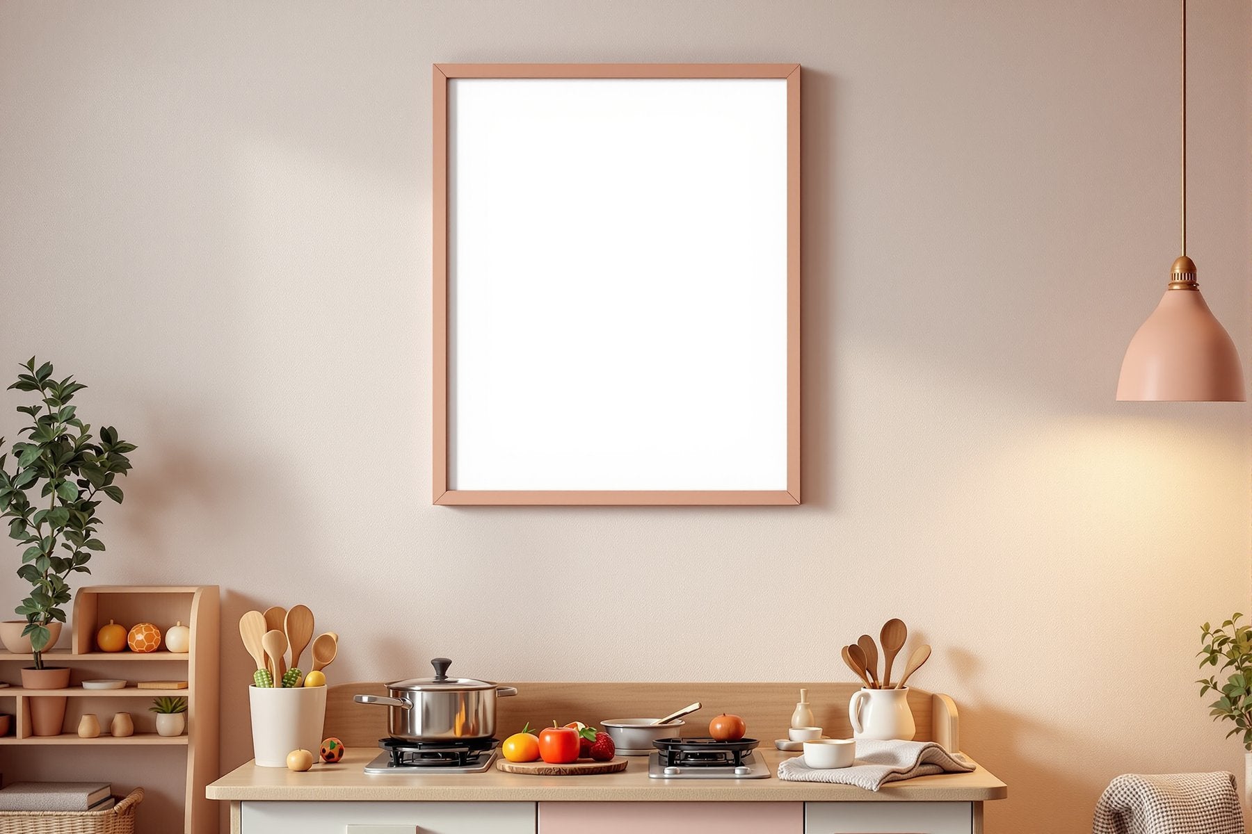 Kids Frame Mockup | Blank Template #128 | High-Resolution JPG | bulkmockup Template | For Etsy POD Print Sellers | MockupBulk