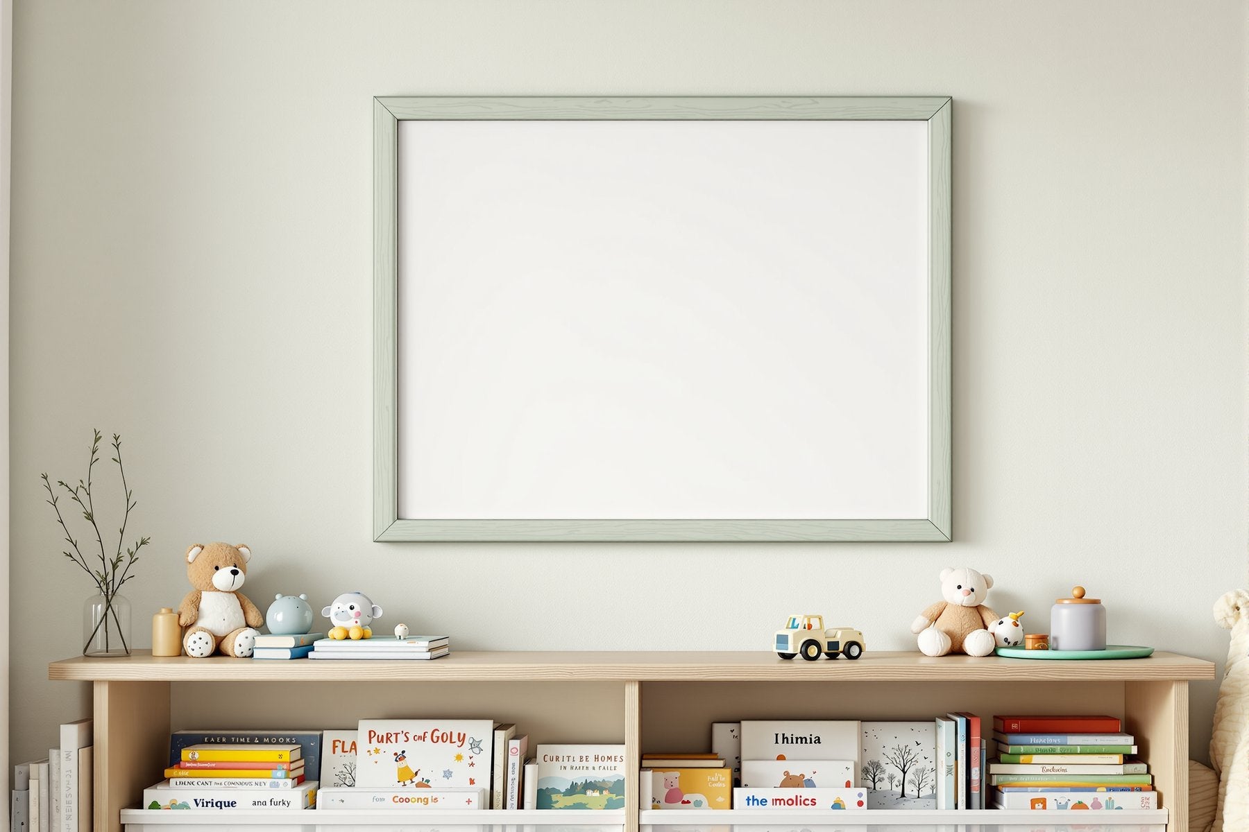 Kids Frame Mockup, Blank Template #133 | Empty Frame Template | bulkmockup High-Res JPG | Commercial Use Included | MockupBulk