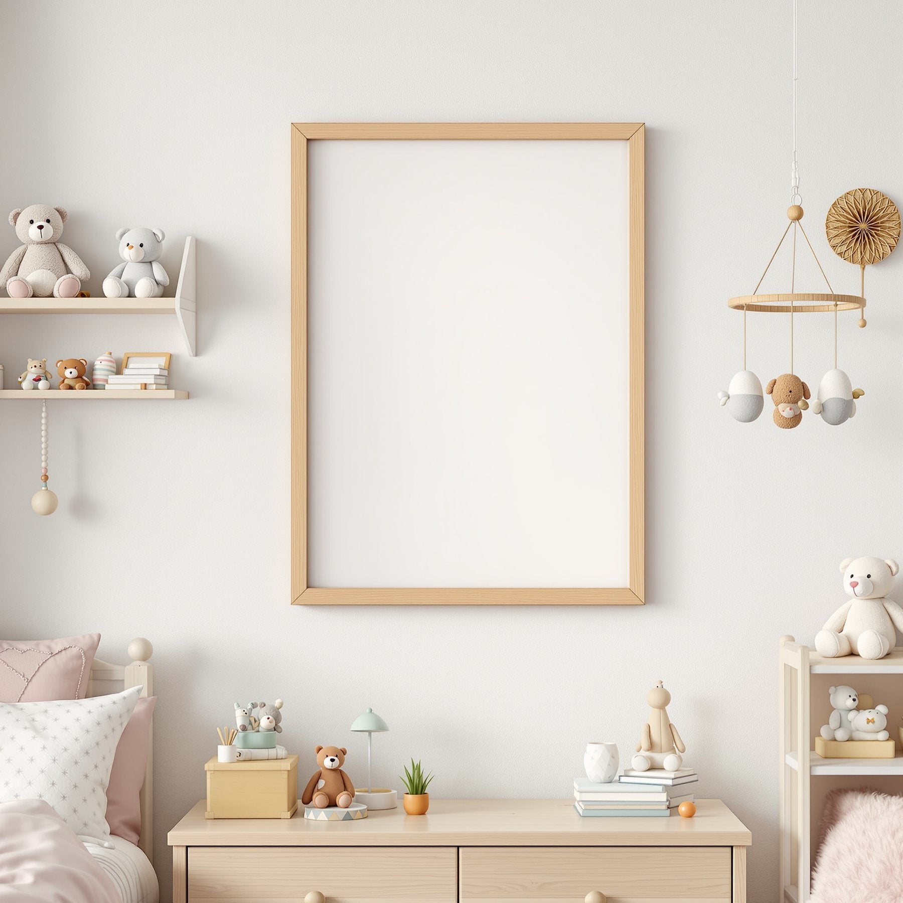 Kids Frame Mockup, Blank Template #135 | Blank Frame Mockup JPG | Commercial Licence | bulkmockup Download | MockupBulk