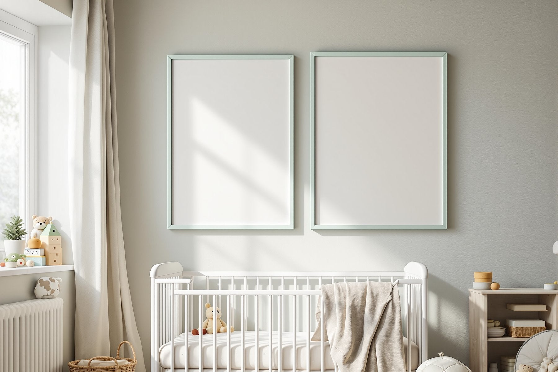 Kids Frame Mockup | Blank Template #137 | bulkmockup Digital Download | Blank Frame JPG | Commercial Licence Included | MockupBulk