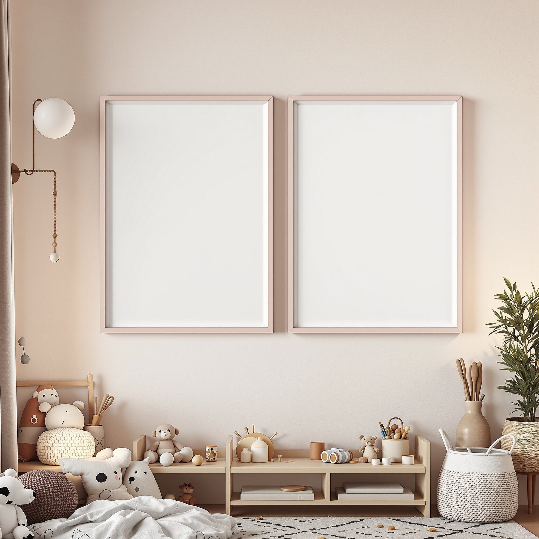 Blank Template #142 Kids Frame Mockup | Instant bulkmockup Download | Blank Frame JPG Template | Commercial Use | MockupBulk