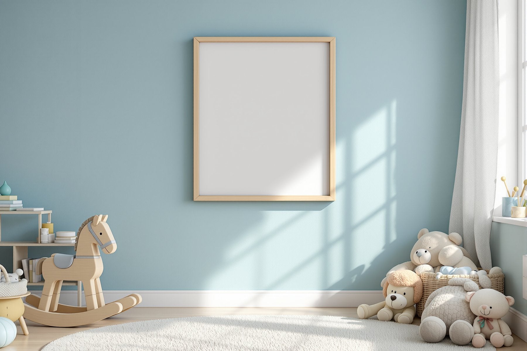 Kids Frame Mockup | Blank Template #143 | Blank Frame Template | High-Res JPG Instant Download | Commercial Use | bulkmockup | MockupBulk