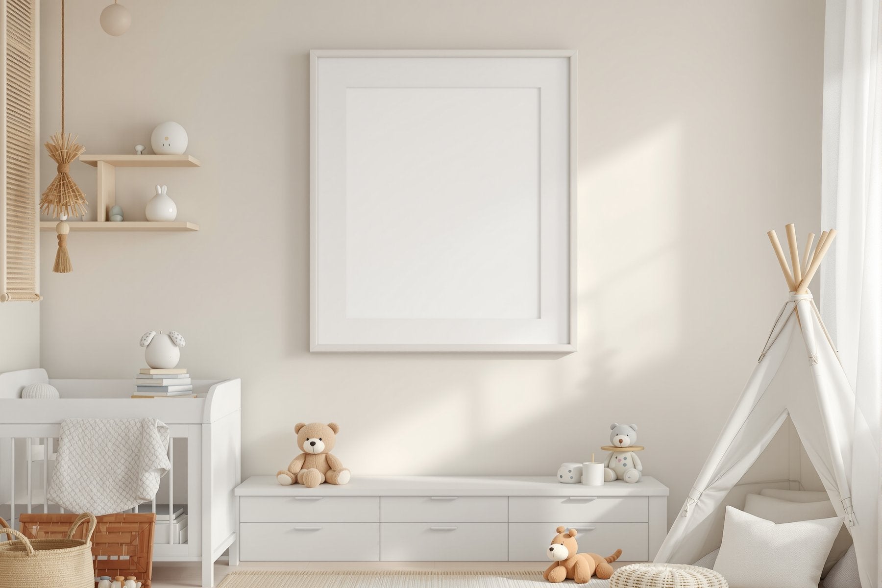 Kids Frame Mockup, Blank Template #149 | bulkmockup Digital Download | Blank Frame JPG | Commercial Licence Included | MockupBulk