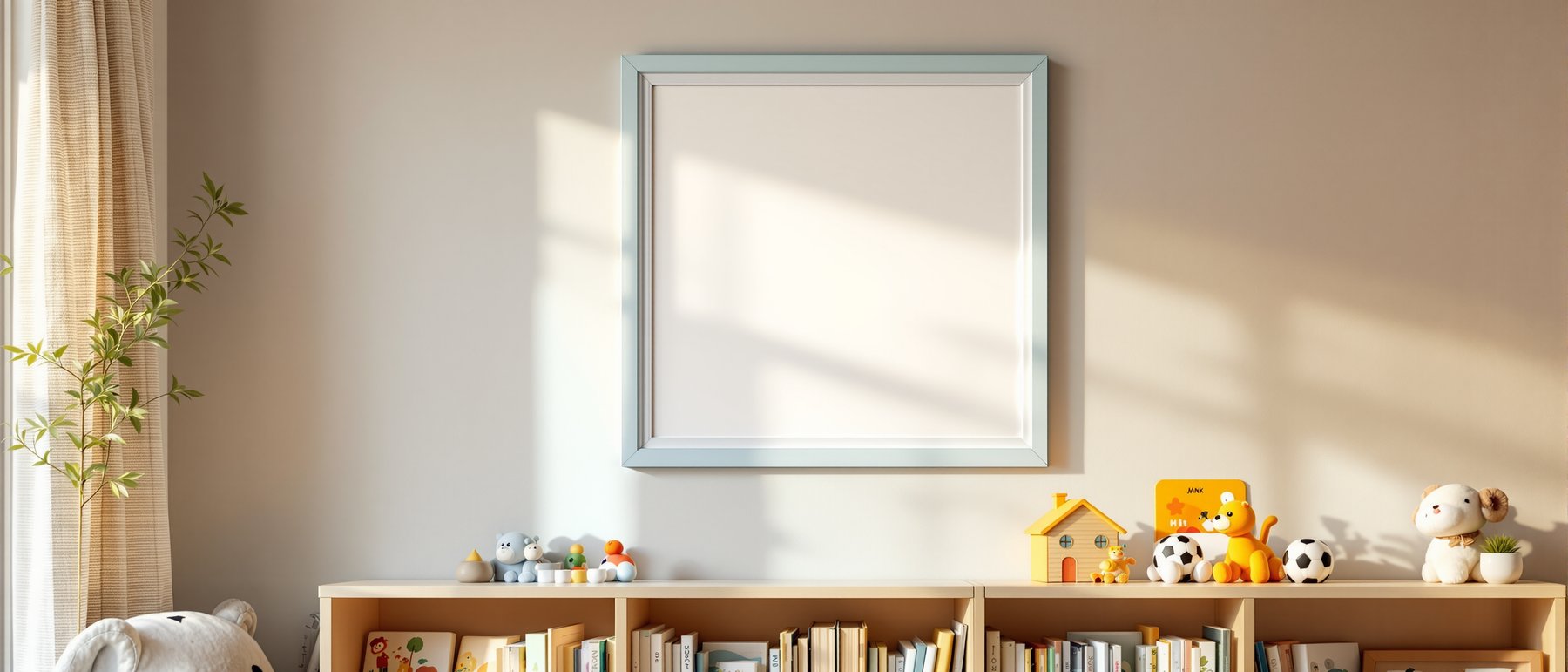 Kids Frame Mockup | Blank Template #155 — Print-on-Demand Frame Mockup | bulkmockup JPG | Commercial Licence | MockupBulk