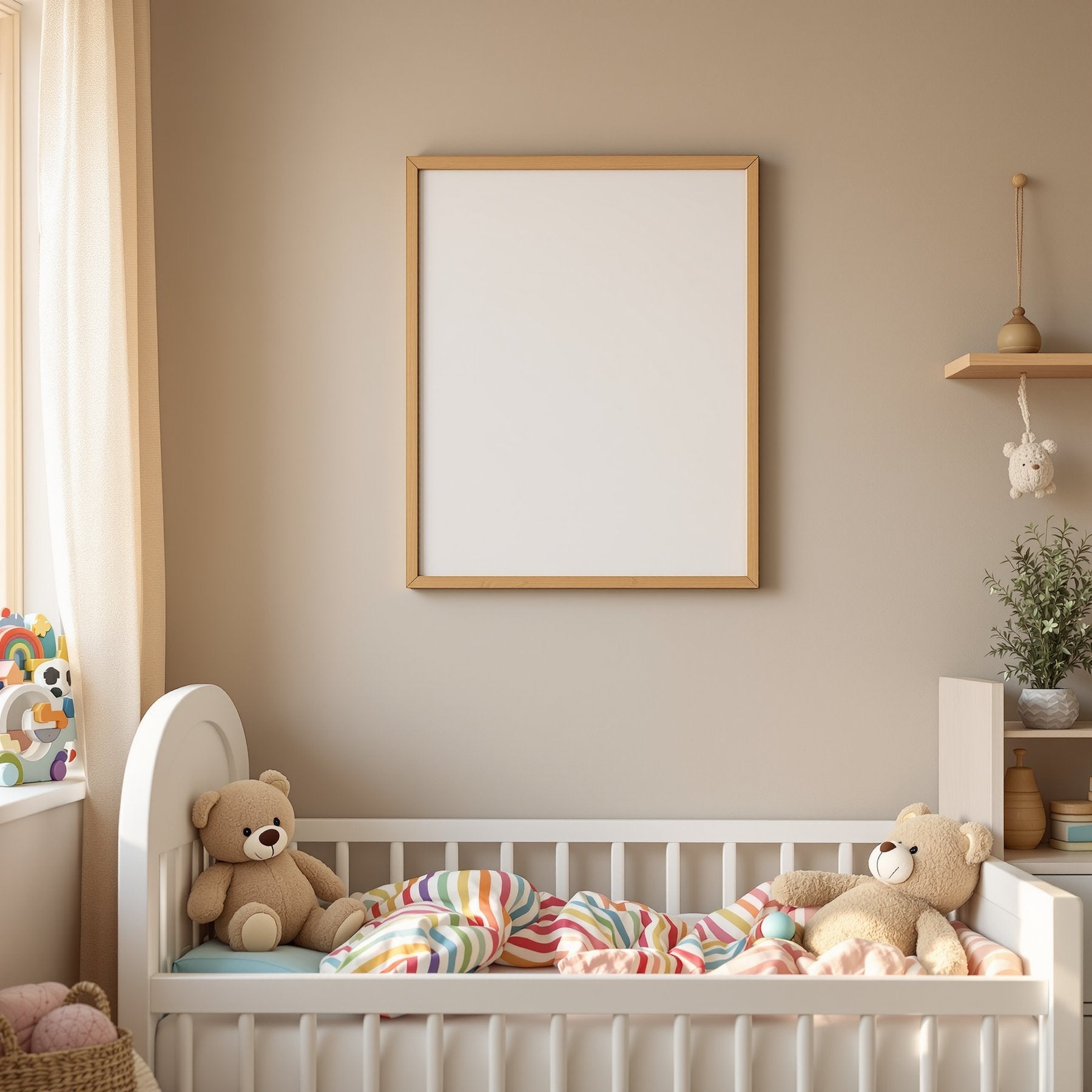 Kids Frame Mockup | Blank Template #160 | Frame Mockup JPG Download | bulkmockup Template | Commercial Licence | MockupBulk