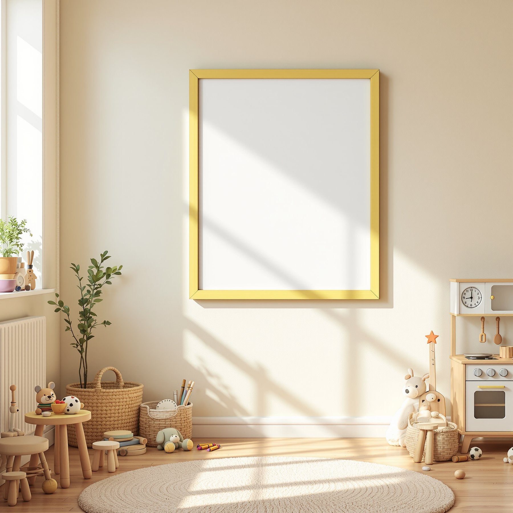Kids Frame Mockup | Blank Template #162 — Digital Frame Mockup | bulkmockup JPG Download | For POD Etsy Shopify | MockupBulk
