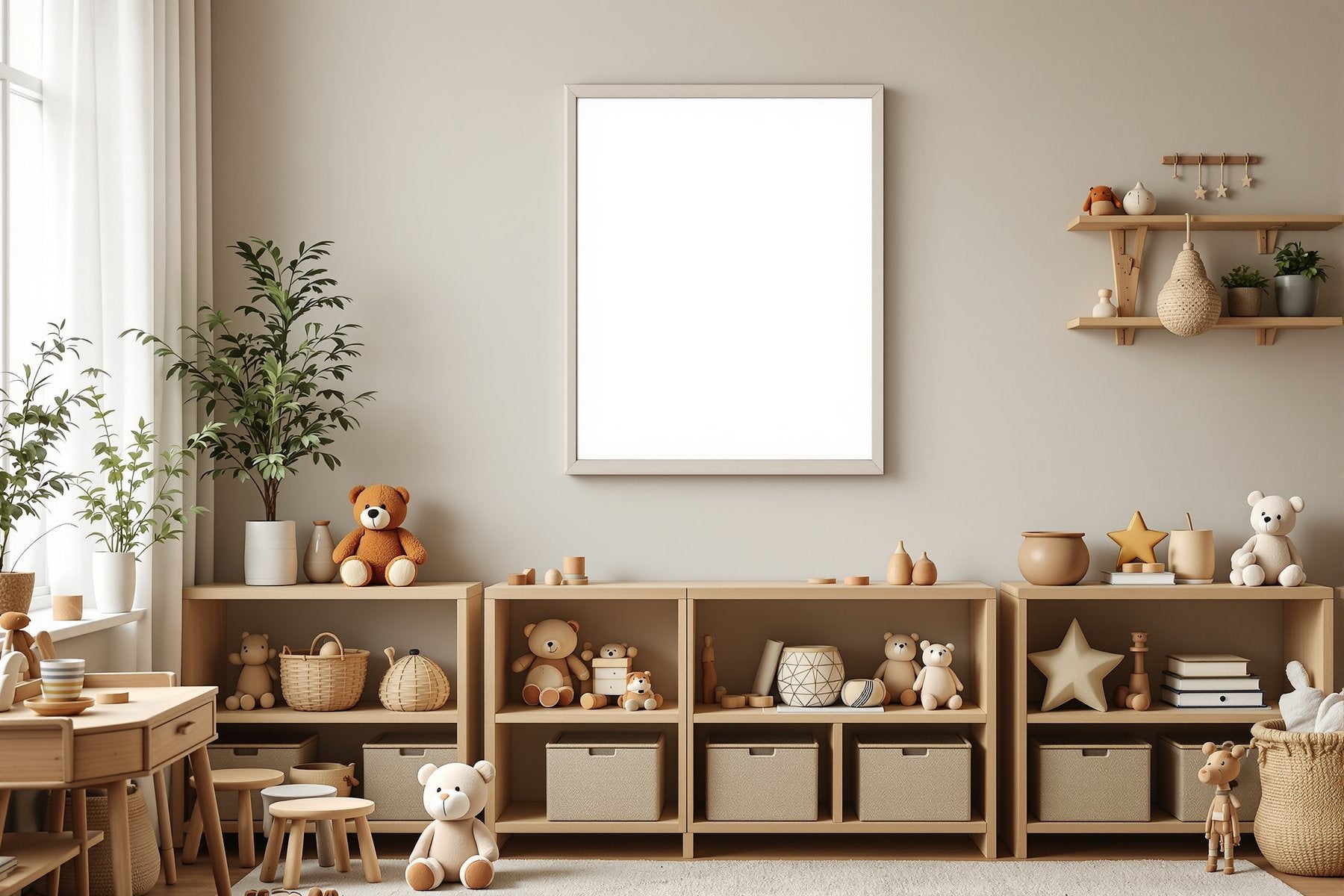 Kids Frame Mockup | Blank Template #163 — Frame Template JPG | Instant bulkmockup Download | Commercial Use | MockupBulk