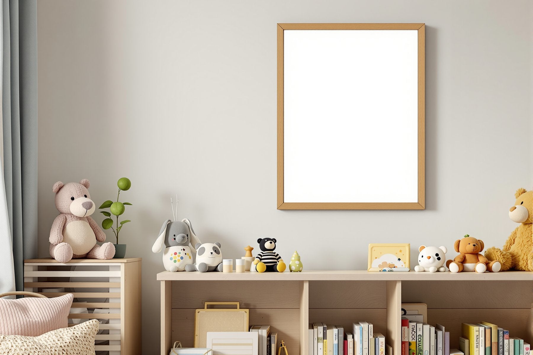 Kids Frame Mockup | Blank Template #166 — bulkmockup Frame Template | Instant Download JPG | Commercial Use | MockupBulk