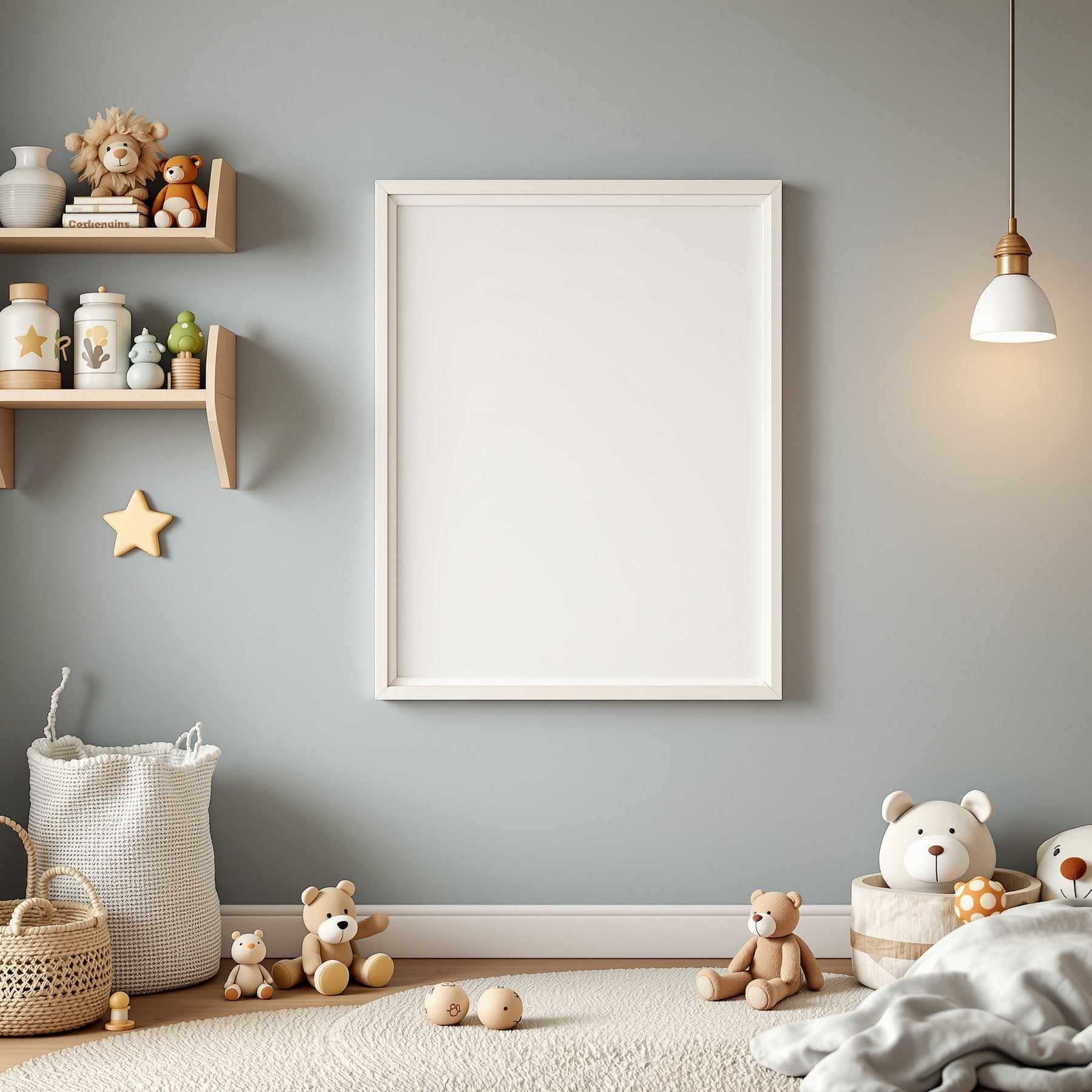 Kids Frame Mockup | Blank Template #167 — Frame Mockup JPG Download | bulkmockup Template | Commercial Licence | MockupBulk
