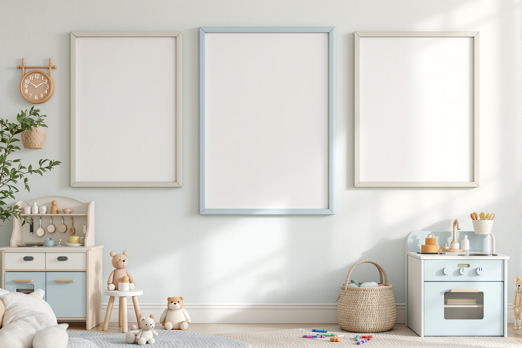 Blank Template #169 Kids Frame Mockup | Print-on-Demand Frame Mockup | bulkmockup JPG | Commercial Licence | MockupBulk