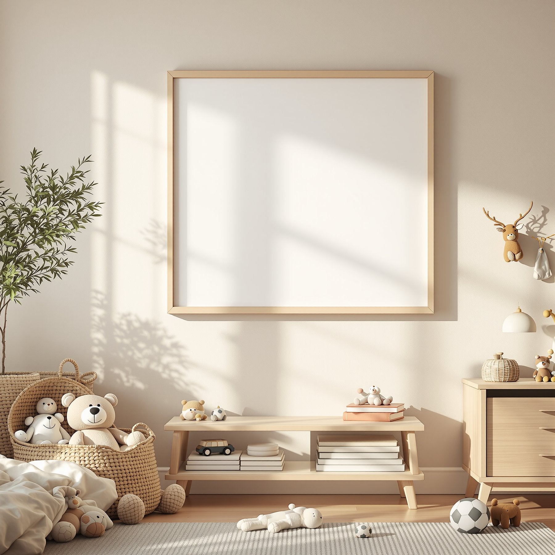 Blank Template #171 Kids Frame Mockup | Frame Template JPG | Instant bulkmockup Download | Commercial Use | MockupBulk