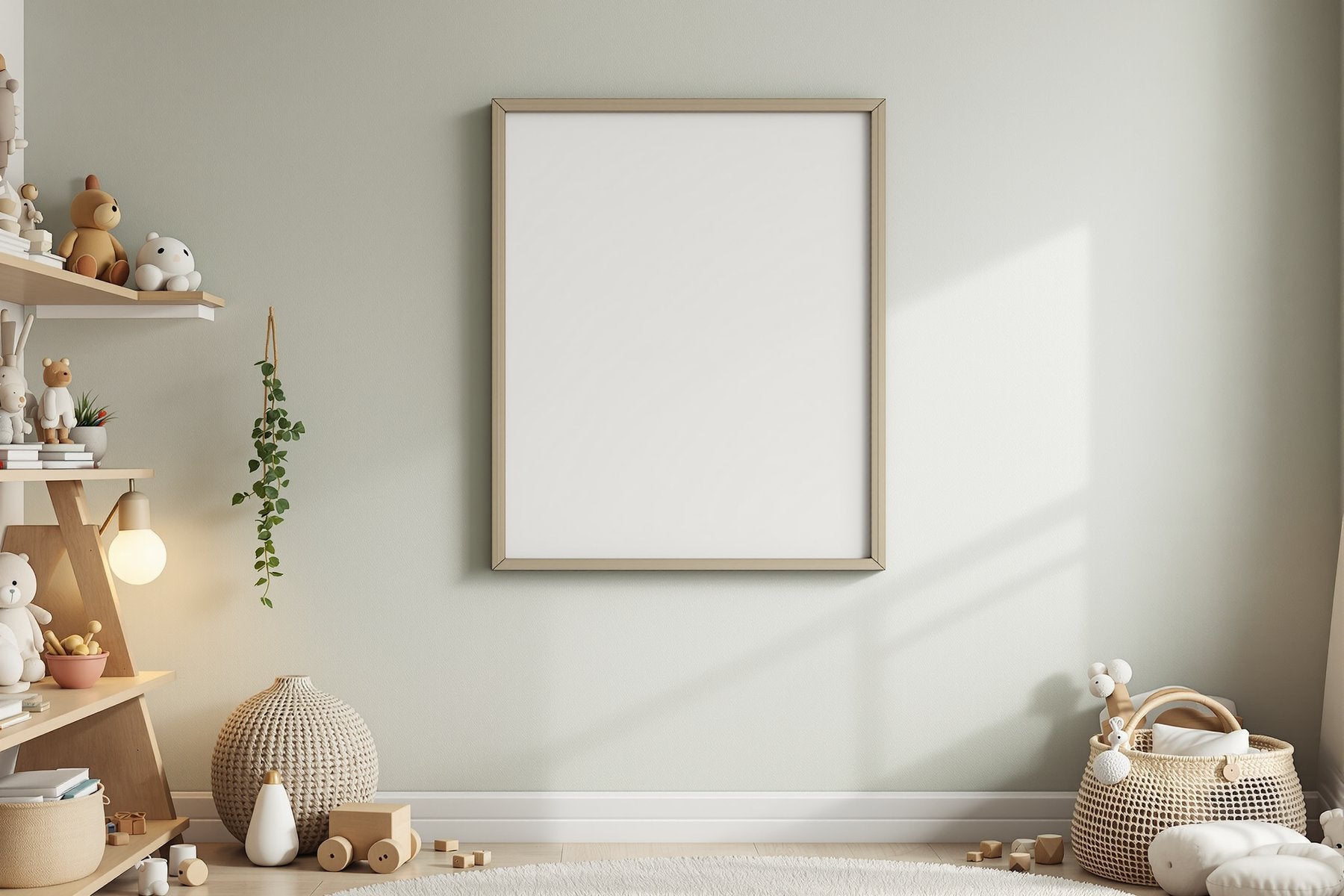 Kids Frame Mockup, Blank Template #172 | Digital Frame Mockup | bulkmockup JPG Download | For POD Etsy Shopify | MockupBulk