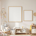 Kids Frame Mockup | Blank Template #176 — bulkmockup Blank Frame Template | High-Res JPG | Commercial Licence | MockupBulk