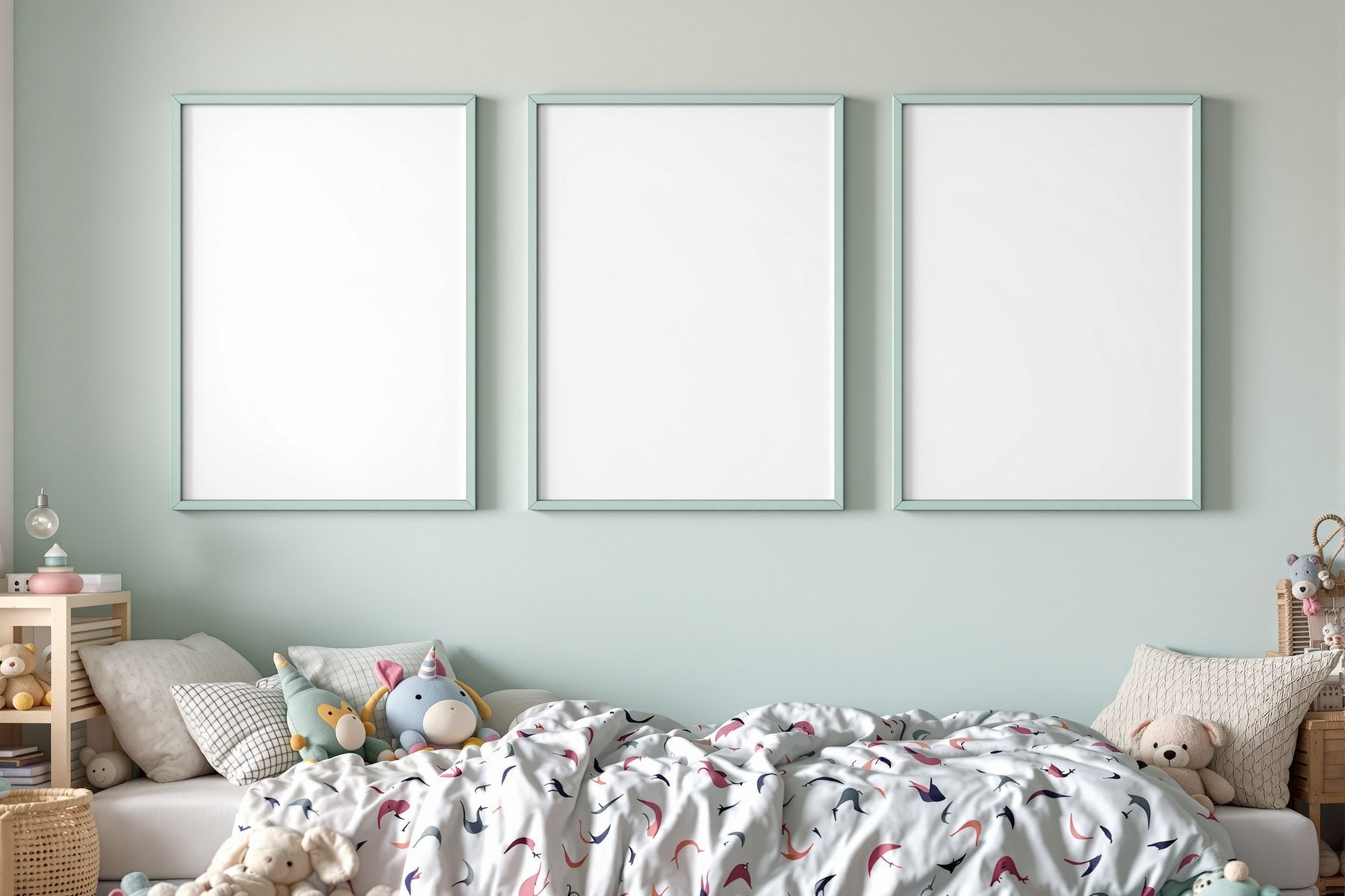Kids Frame Mockup | Blank Template #177 — Empty Frame Template | bulkmockup High-Res JPG | Commercial Use Included | MockupBulk