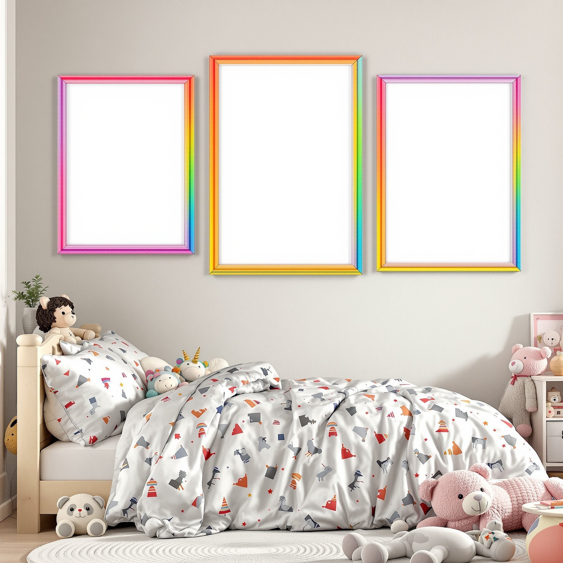 Blank Template #188 Kids Frame Mockup | Blank Frame Mockup JPG | Commercial Licence | bulkmockup Download | MockupBulk