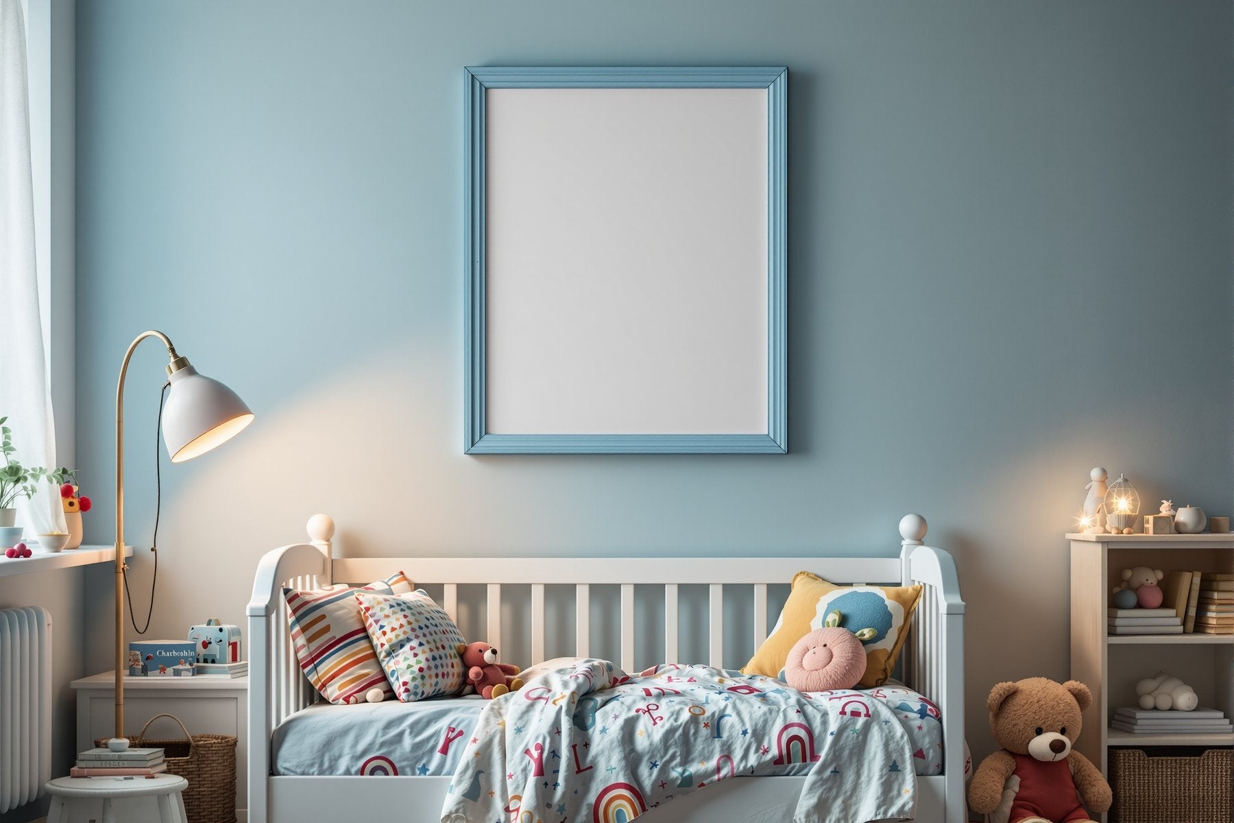 Kids Frame Mockup, Blank Template #189 | Blank Frame Template for Etsy | bulkmockup JPG Download | Commercial Use | MockupBulk