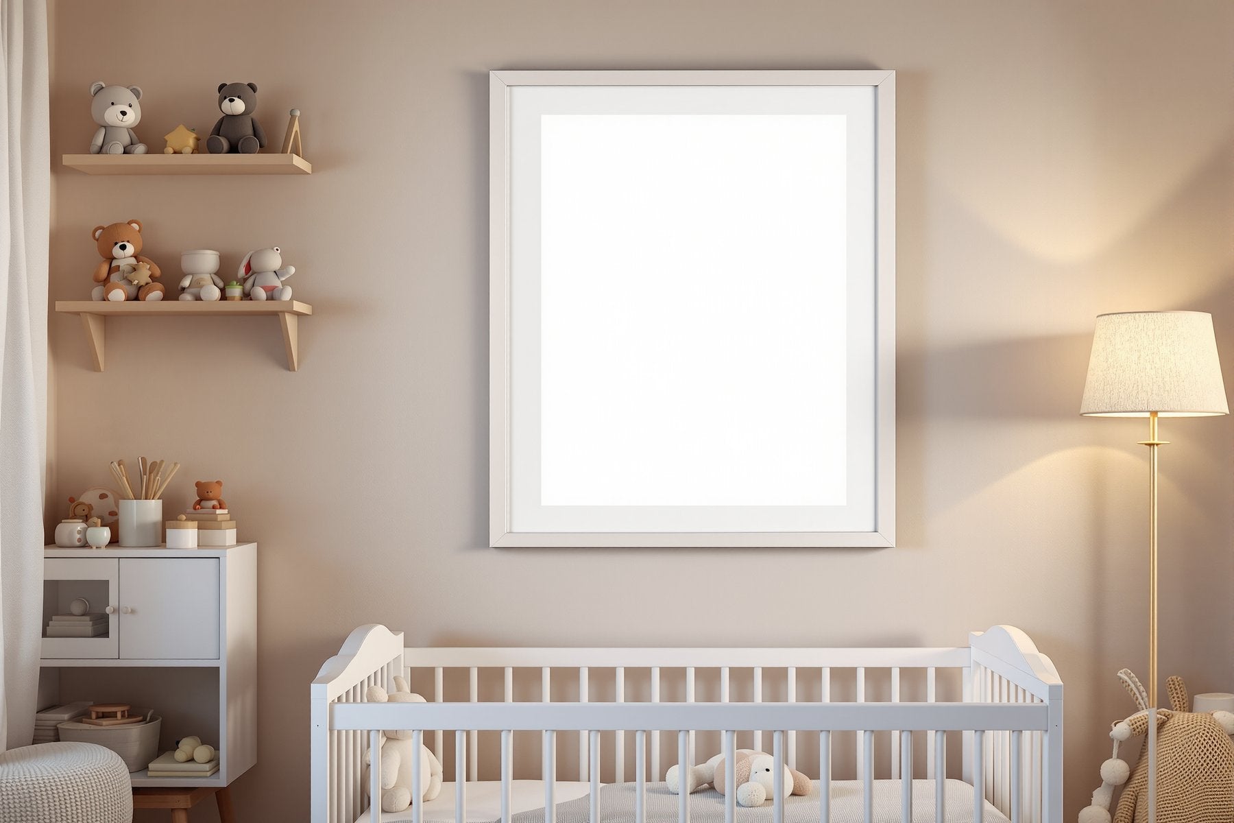 Kids Frame Mockup | Blank Template #192 — Print-on-Demand Frame Mockup | bulkmockup JPG | Commercial Licence | MockupBulk