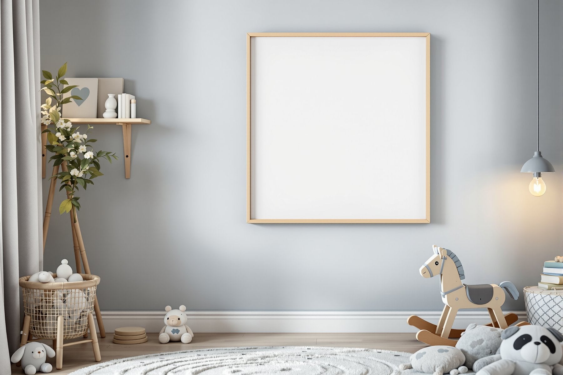 Kids Frame Mockup | Blank Template #193 — bulkmockup Frame Template | Instant Download JPG | Commercial Use | MockupBulk