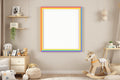 Kids Frame Mockup | Blank Template #194 — Empty Frame Template | bulkmockup High-Res JPG | Commercial Use Included | MockupBulk