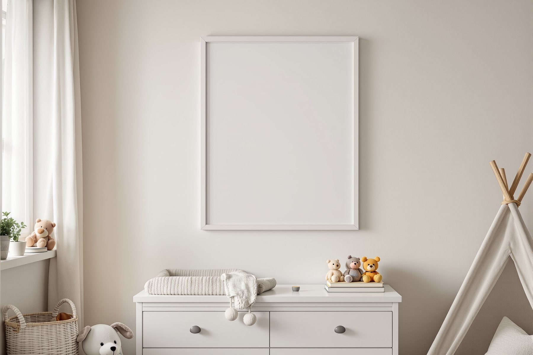 Kids Frame Mockup | Blank Template #196 — Blank Frame Mockup JPG | Commercial Licence | bulkmockup Download | MockupBulk