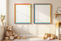 Kids Frame Mockup | Blank Template #199 | Blank Frame Template | High-Res JPG Instant Download | Commercial Use | bulkmockup | MockupBulk