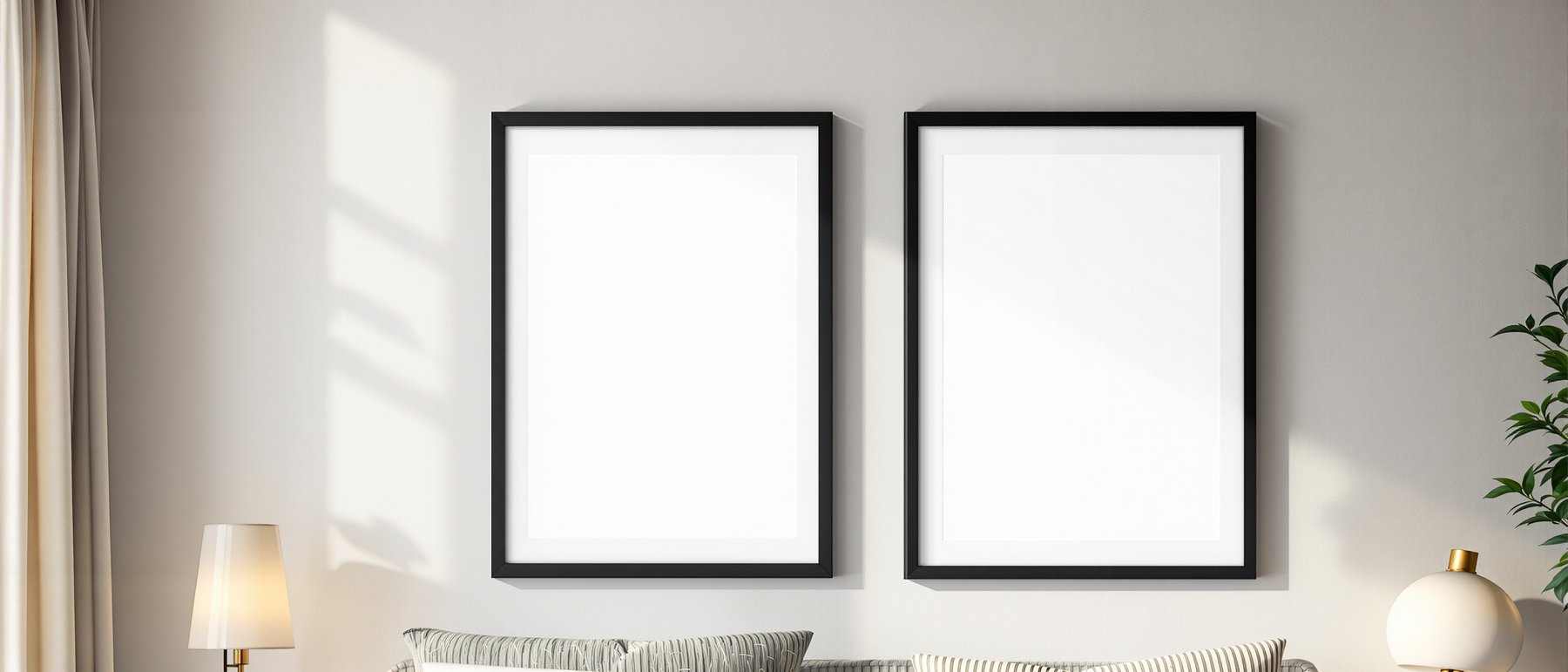 Hospitality Frame Mockup | Blank Template #001 | Digital Frame Mockup | bulkmockup JPG Download | For POD Etsy Shopify | MockupBulk