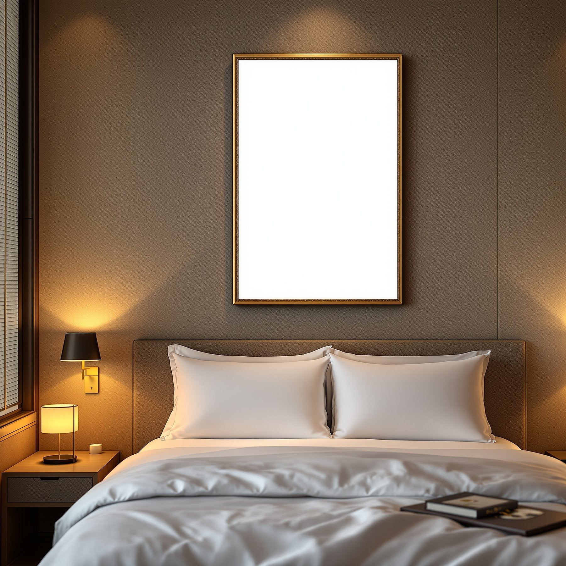 Hospitality Frame Mockup, Blank Template #007 | bulkmockup Frame Template | Instant Download JPG | Commercial Use | MockupBulk