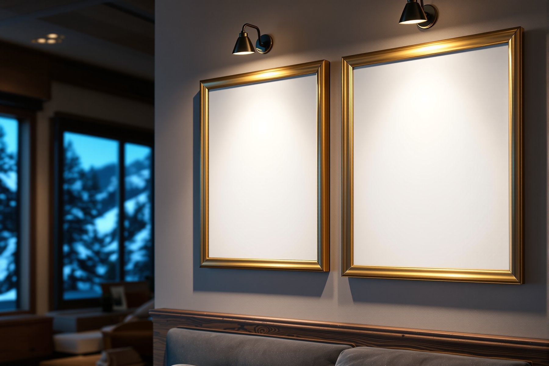 Hospitality Frame Mockup | Blank Template #009 | bulkmockup Digital Download | Blank Frame JPG | Commercial Licence Included | MockupBulk