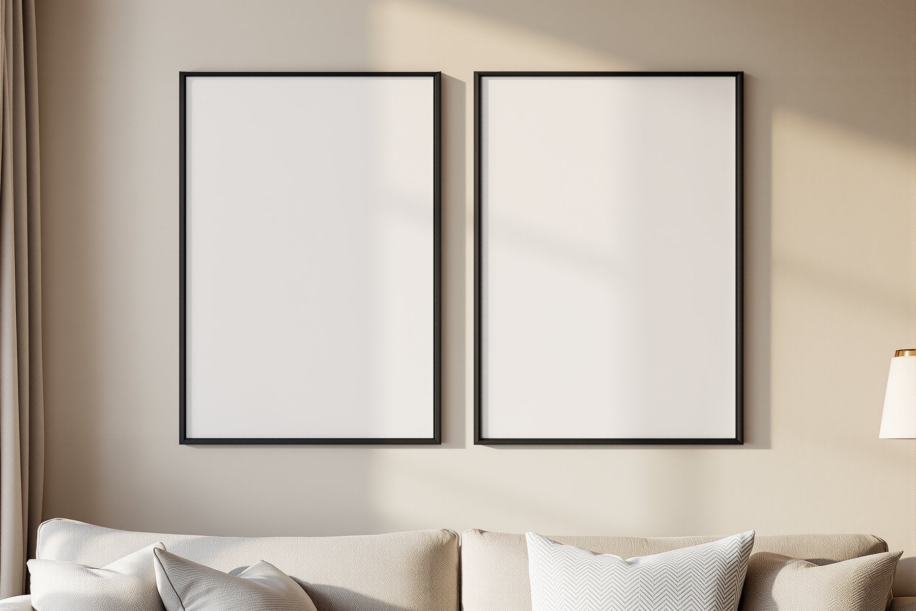 Hospitality Frame Mockup | Blank Template #011 | High-Res Frame Template JPG | bulkmockup Mockup Store | Commercial Use | MockupBulk