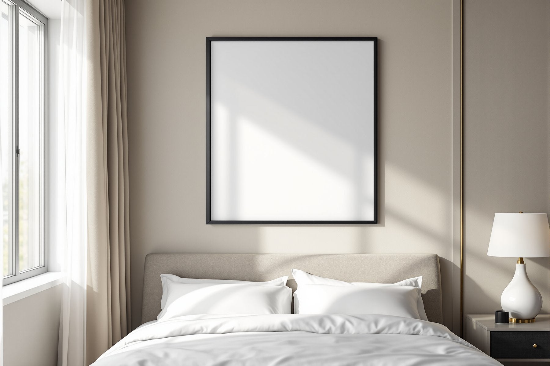 Hospitality Frame Mockup | Blank Template #013 | High-Res Frame Template JPG | bulkmockup Mockup Store | Commercial Use | MockupBulk