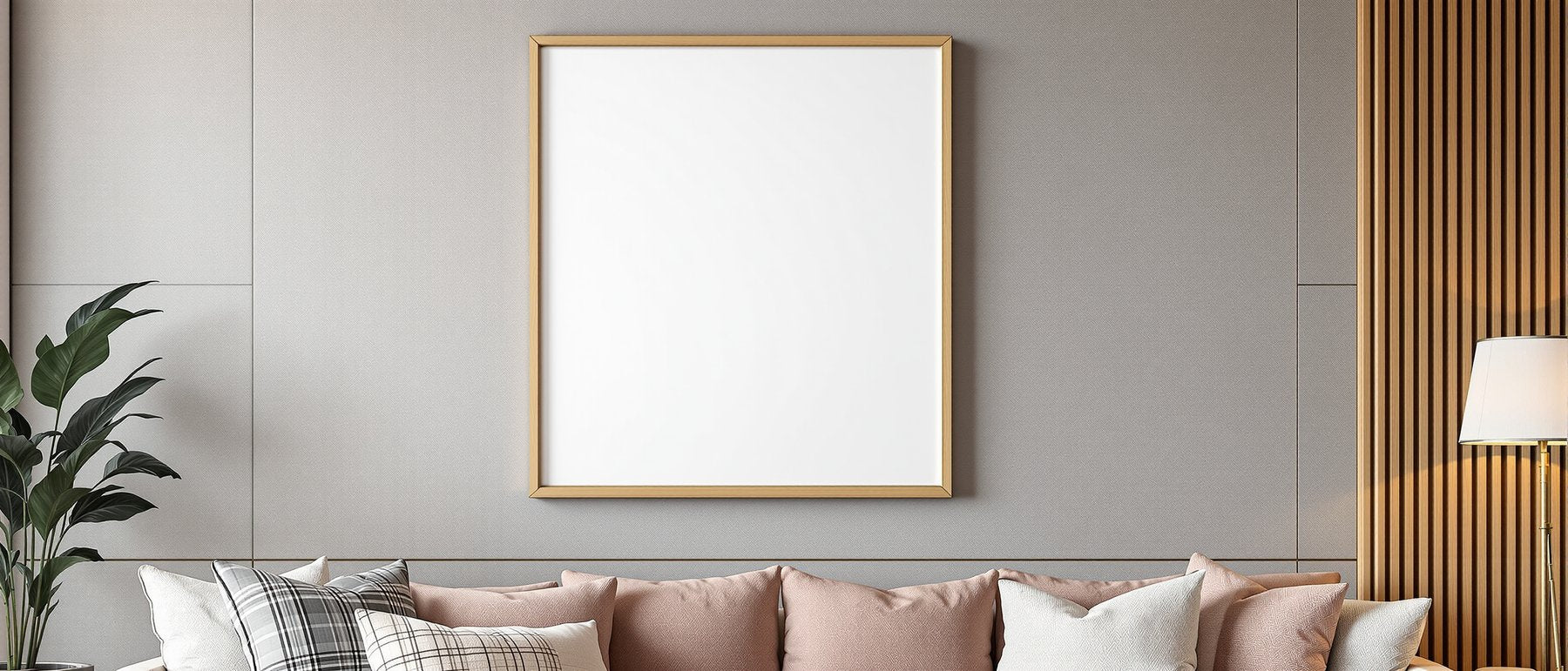 Hospitality Frame Mockup, Blank Template #014 | Empty Frame Template | bulkmockup High-Res JPG | Commercial Use Included | MockupBulk
