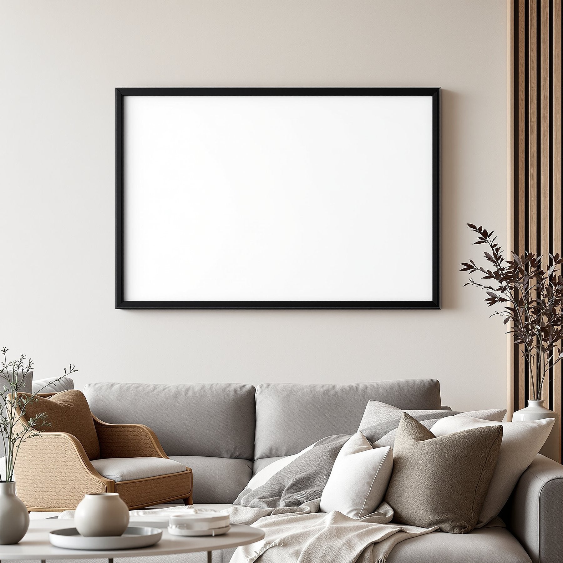 Hospitality Frame Mockup — Blank Template #031 — Instant bulkmockup Download | Blank Frame JPG Template | Commercial Use | MockupBulk