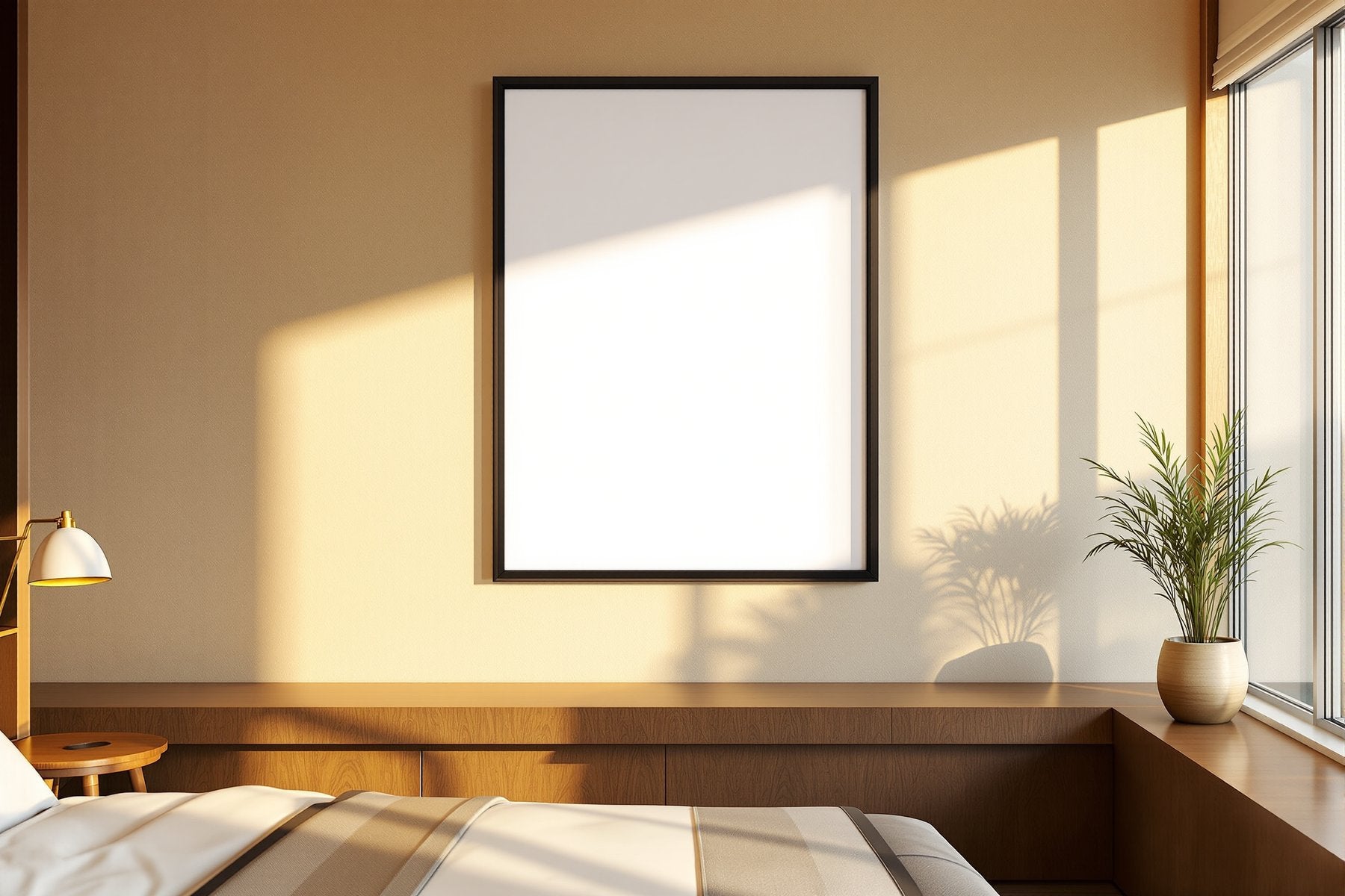 Hospitality Frame Mockup, Blank Template #034 | High-Res Frame Template JPG | bulkmockup Mockup Store | Commercial Use | MockupBulk