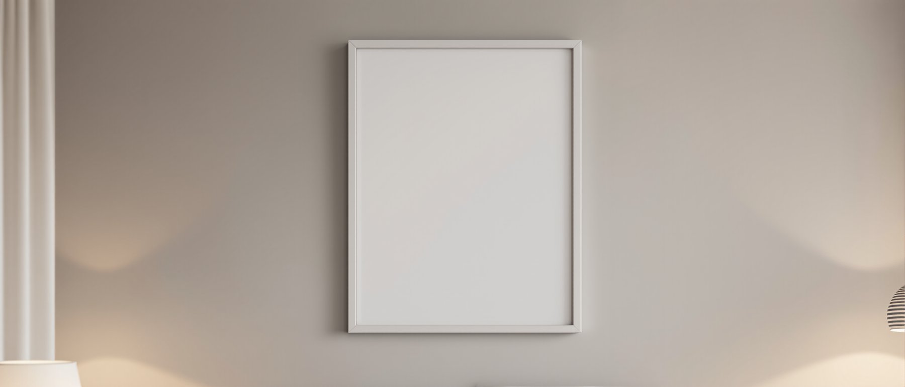 Hospitality Frame Mockup | Blank Template #037 — Empty Frame Mockup Template | JPG Digital Download | Commercial Licence | bulkmockup Shop