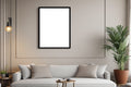 Hospitality Frame Mockup — Blank Template #039 — Empty Frame Mockup Template | JPG Digital Download | Commercial Licence | bulkmockup Shop
