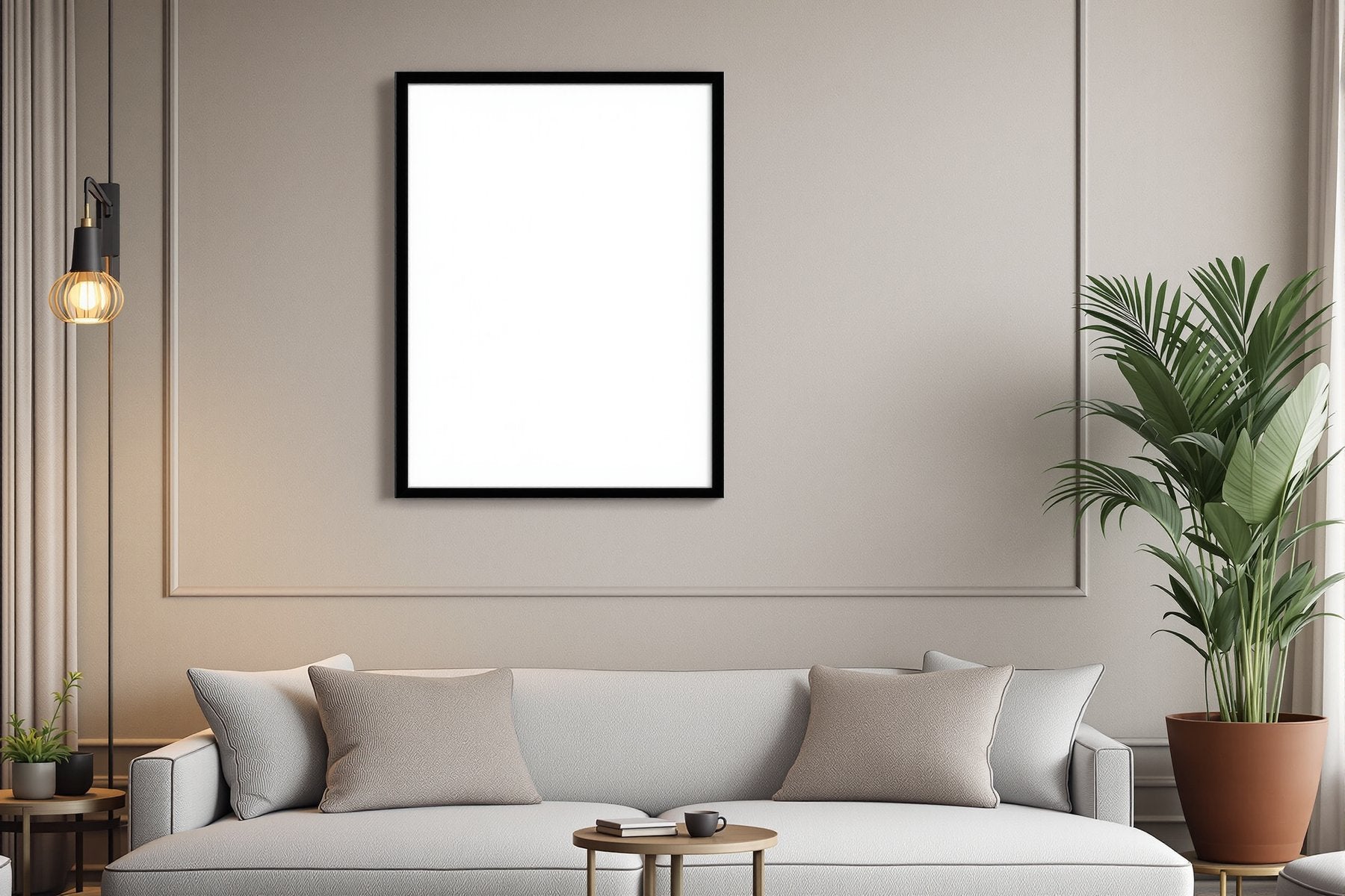 Hospitality Frame Mockup — Blank Template #039 — Empty Frame Mockup Template | JPG Digital Download | Commercial Licence | bulkmockup Shop