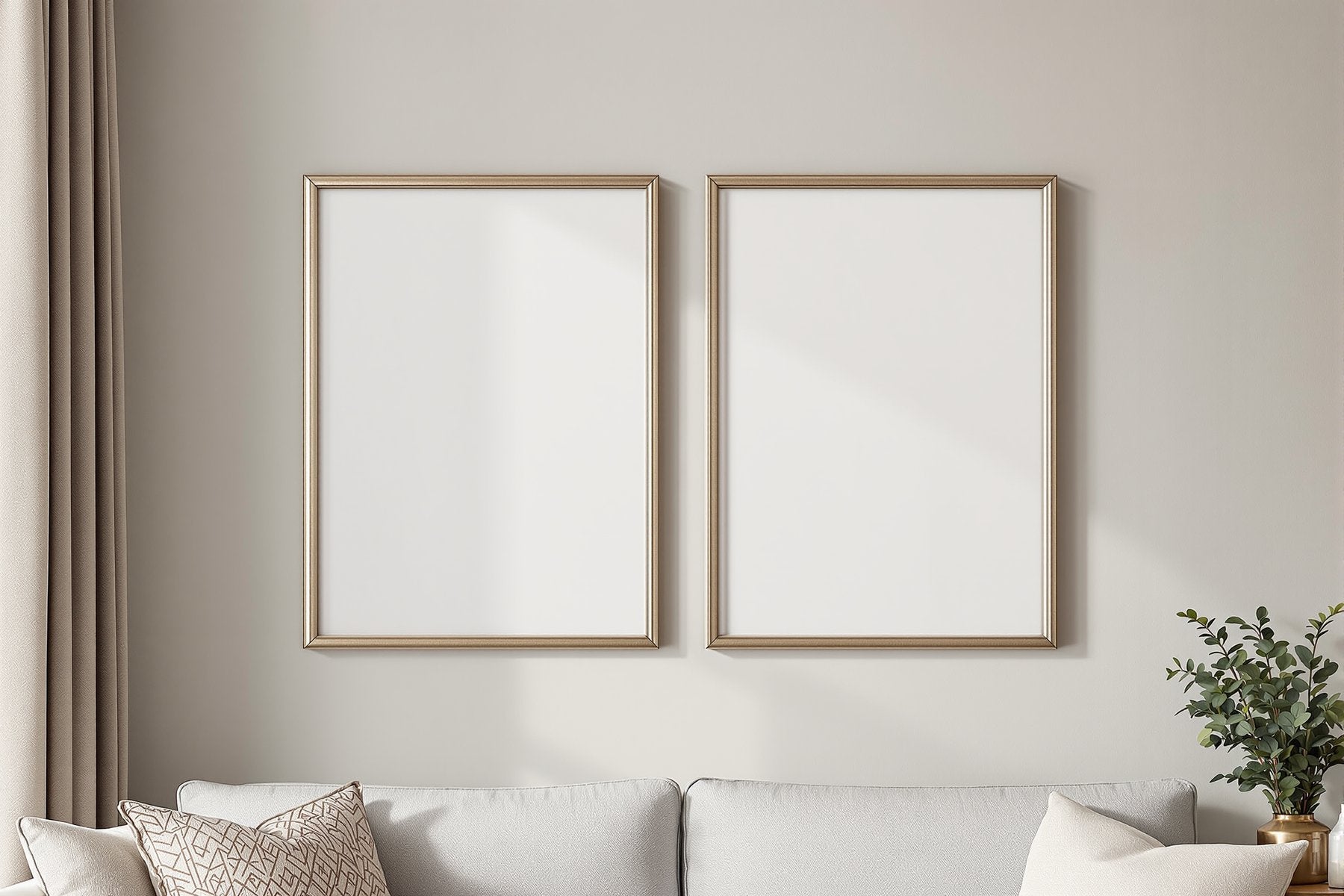 Hospitality Frame Mockup — Blank Template #042 — Empty Frame Template | bulkmockup High-Res JPG | Commercial Use Included | MockupBulk