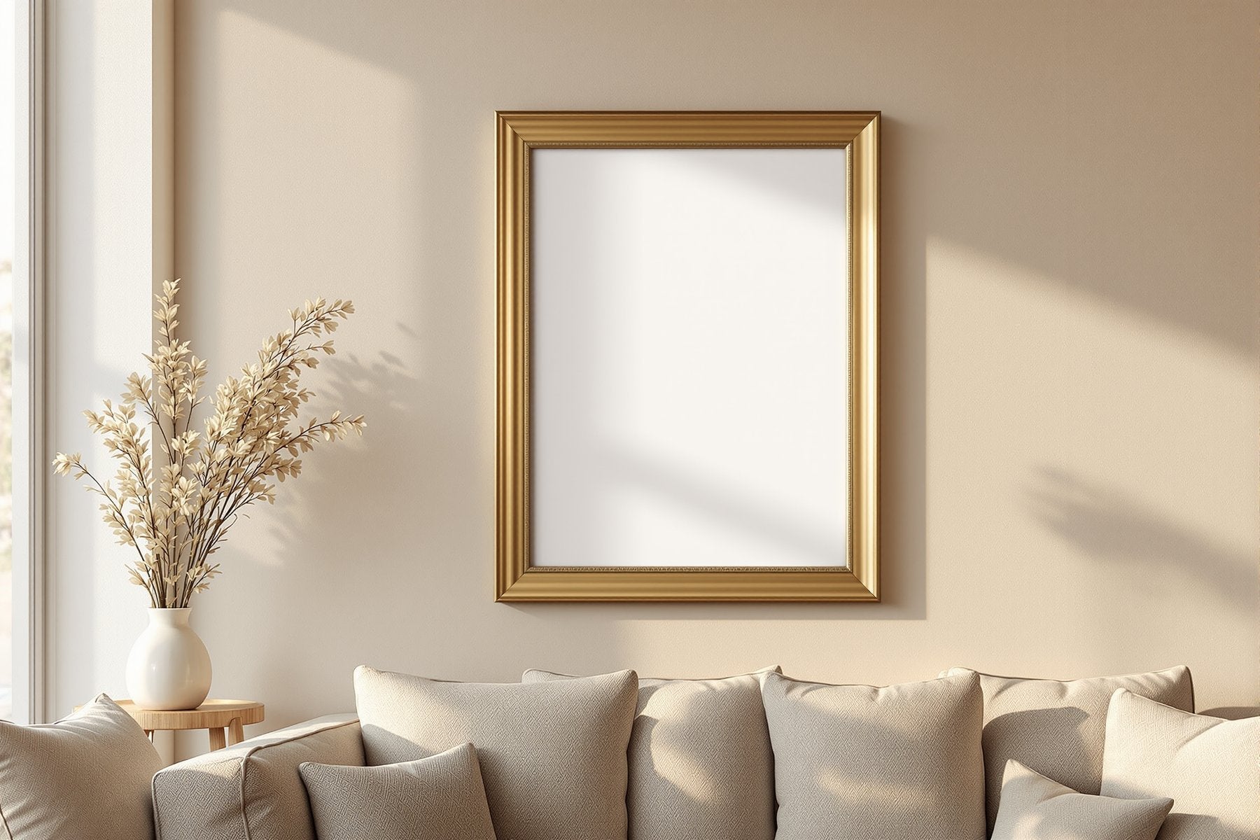 Hospitality Frame Mockup | Blank Template #045 — Blank Frame Template | High-Res JPG Instant Download | Commercial Use | bulkmockup | MockupBulk