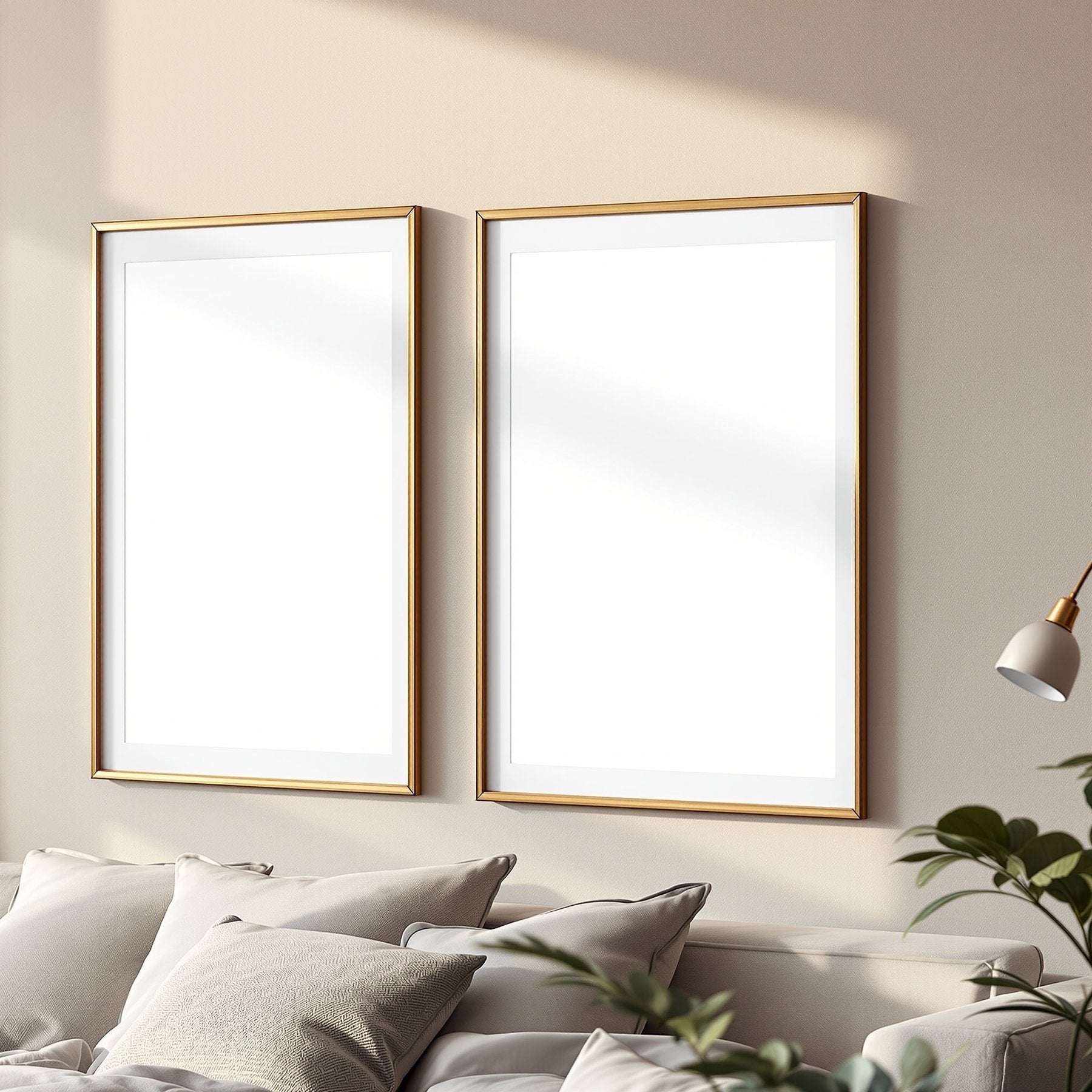 Hospitality Frame Mockup — Blank Template #053 — bulkmockup Frame Template | Instant Download JPG | Commercial Use | MockupBulk