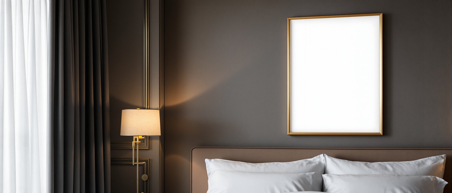 Hospitality Frame Mockup, Blank Template #054 | Print-on-Demand Frame Mockup | bulkmockup JPG | Commercial Licence | MockupBulk