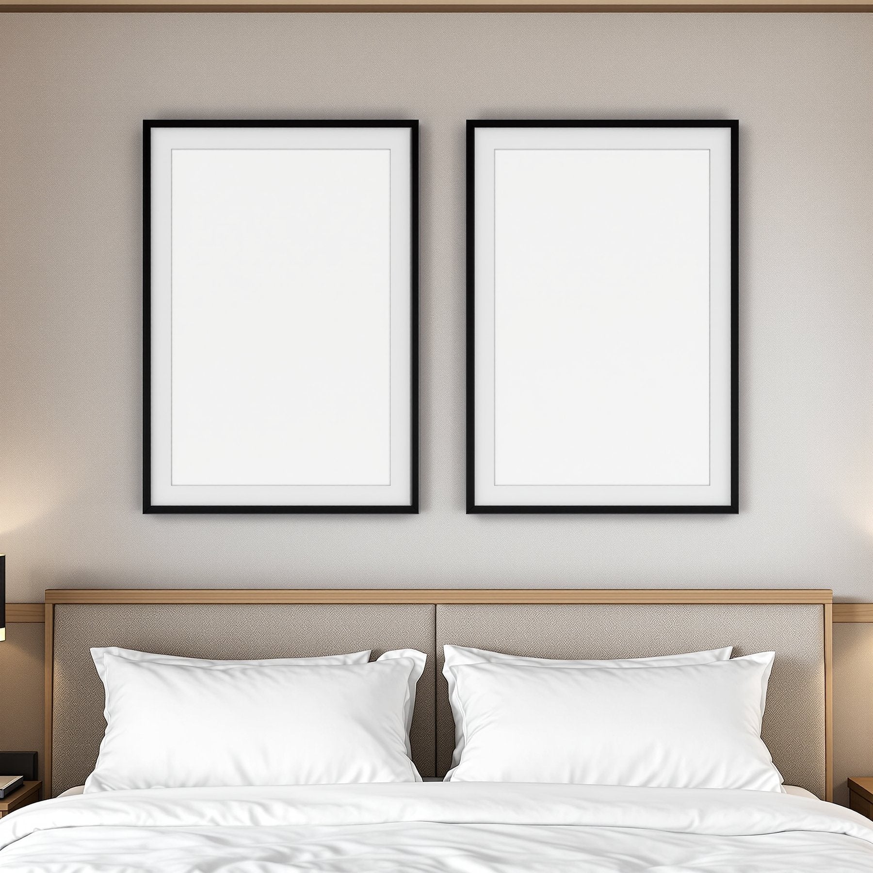 Hospitality Frame Mockup — Blank Template #055 — Frame Template JPG | Instant bulkmockup Download | Commercial Use | MockupBulk