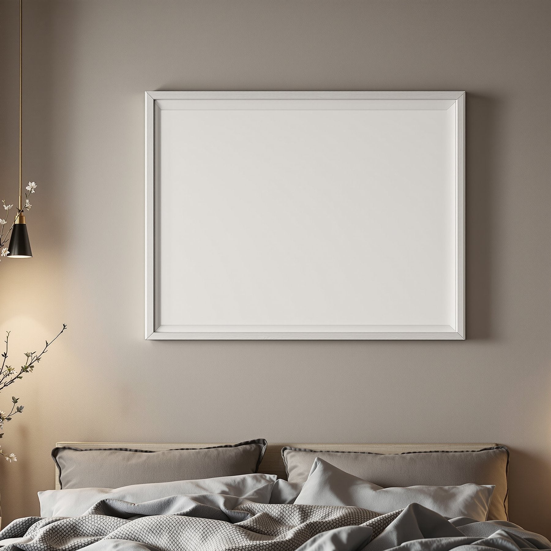 Hospitality Frame Mockup — Blank Template #058 — Blank Frame Template | High-Res JPG Instant Download | Commercial Use | bulkmockup | MockupBulk