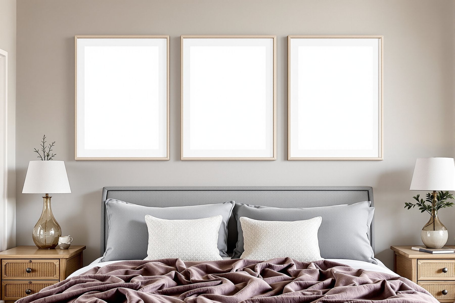 Blank Template #067 Hospitality Frame Mockup | Empty Frame Template | bulkmockup High-Res JPG | Commercial Use Included | MockupBulk