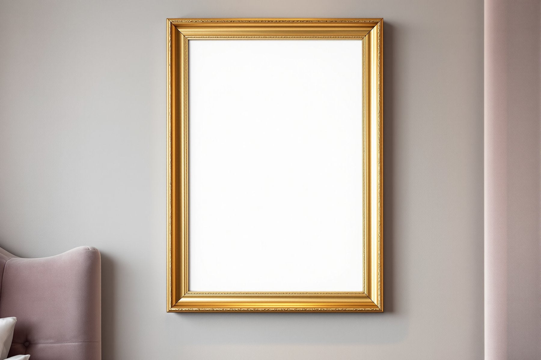 Blank Template #085 Hospitality Frame Mockup | Blank Frame Template | High-Res JPG Instant Download | Commercial Use | bulkmockup | MockupBulk