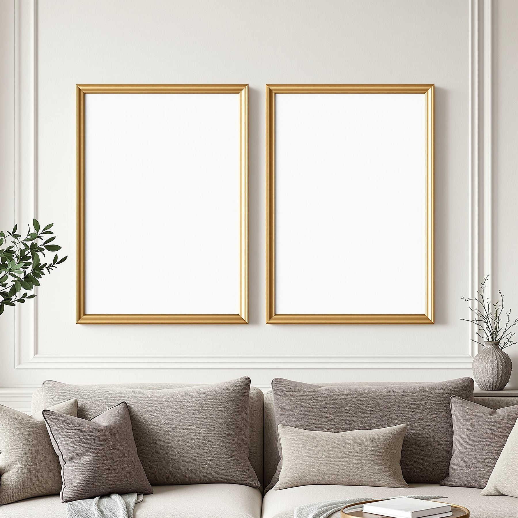 Blank Template #088 Hospitality Frame Mockup | High-Resolution JPG | bulkmockup Template | For Etsy POD Print Sellers | MockupBulk