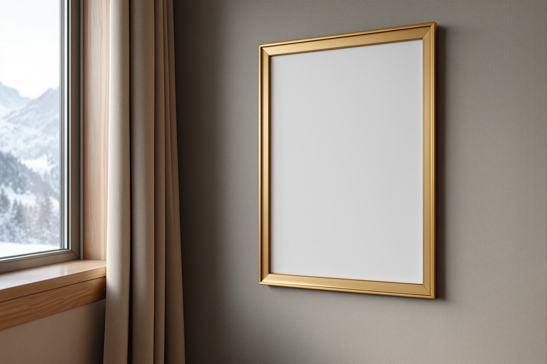 Hospitality Frame Mockup, Blank Template #096 | Empty Frame Mockup Template | JPG Digital Download | Commercial Licence | bulkmockup Shop