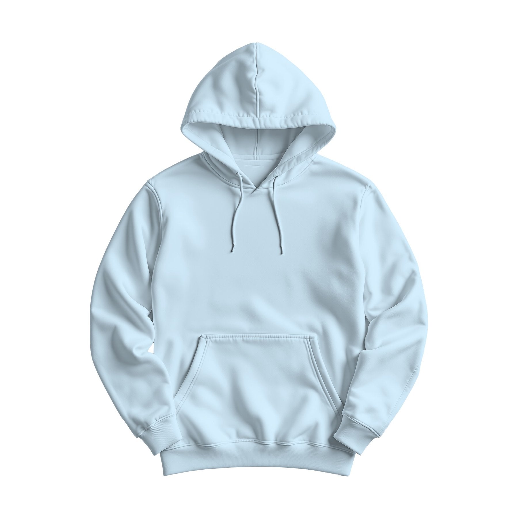 Unisex Hoodie Mockup — Ice Blue Regular Fit — Shopify Etsy Mockup Template | High-Res JPG | Commercial Use Download | MockupBulk